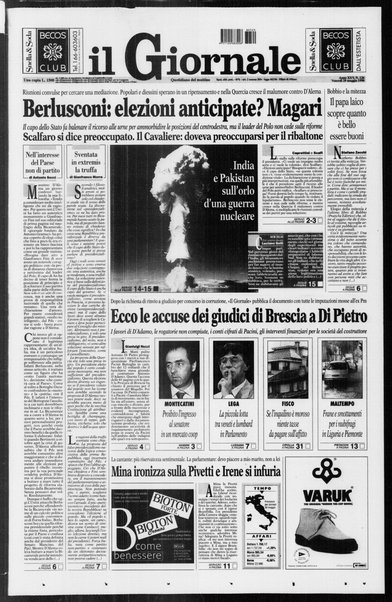 Il giornale : quotidiano del mattino